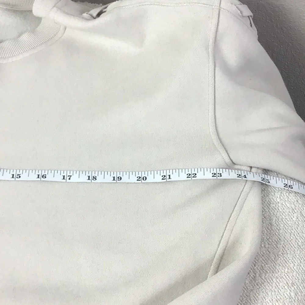 Lululemon Braided Sleeve Pullover White Opal size Large - Picture 6 of 8